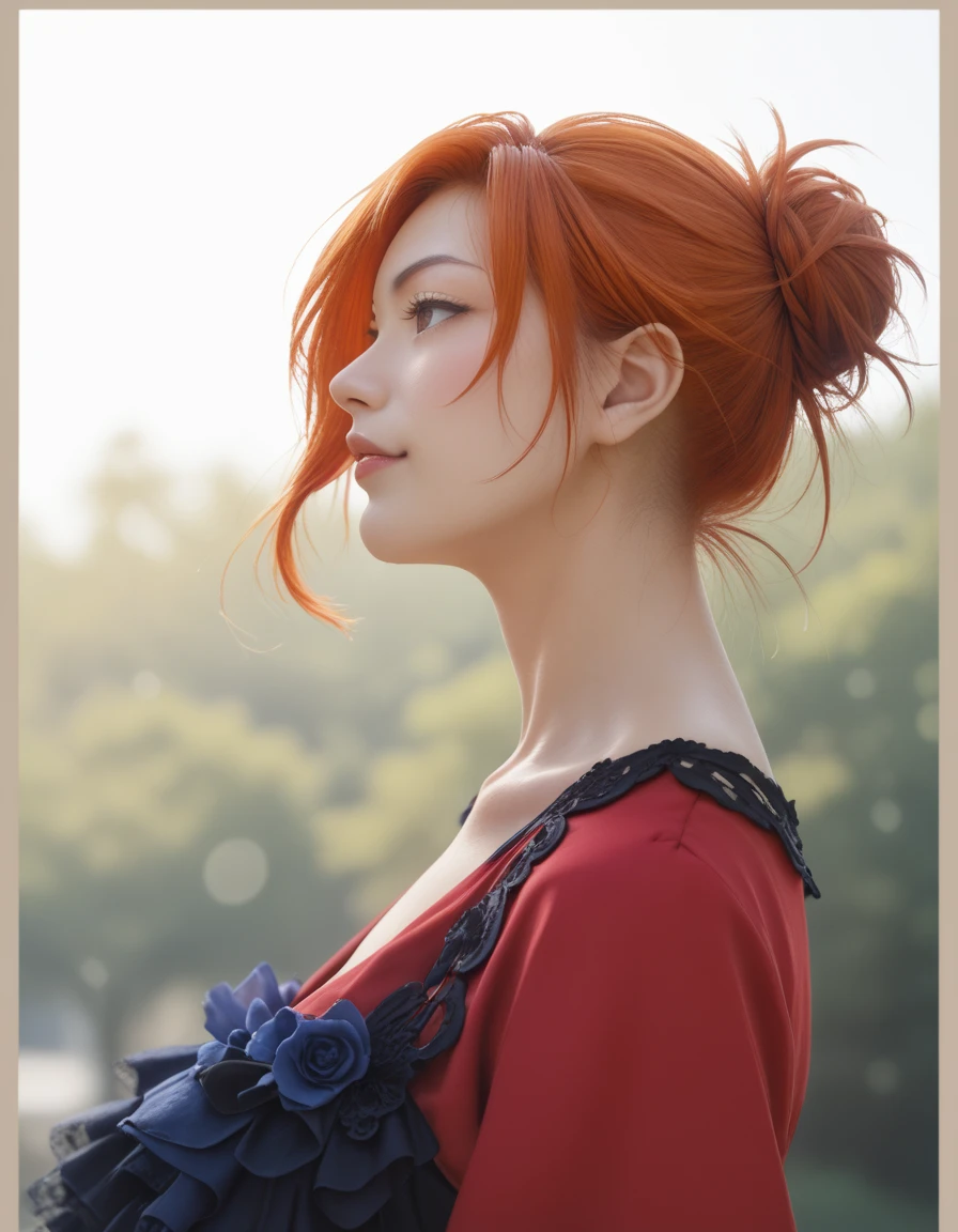 a close up of a woman, ( ( ( yoshinari yoh ) ) ), profile of anime girl, female protagonist 👀 :8, made with anime painter studio, inspired by Ma Yuanyu, sui ishida art manga, in an anime style, artwork in the style of guweiz