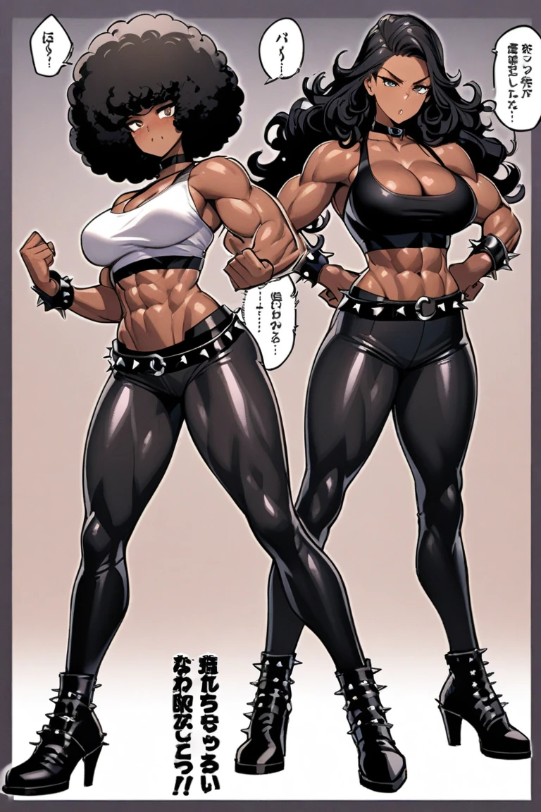 (athletic muscular body), {{{(((african american)))}}}, {{{((( (glossy) (smooth) ((dark brown skin)) )))}}}, (((pro wrestler))), (((kunoichi))), {{{(((24-year-old)))}}}, {{{(((young woman)))}}}, (((tomboy))), (((stoic))), (((bored))), (((emotionless))), (((wolflike))), ( (messy) (curly) (((long))) (dark mint green hair) ), (big intense (silver eyes) ), (small breasts), toned abs, {{{(((strong leg muscles)))}}}, toned biceps, toned forearms, toned deltoids, toned triceps, toned erector spinae, toned rhomboids, toned hamstring muscles, firm muscular glutes ,{{{(((strong back muscles)))}}}, (((thick muscular trapezius))), (((big muscular latissimus))), toned quadriceps, toned gastrocnemius, toned soleus, amazing ass, (((character wearing a (skintight long sleeve (brown with some gray) ( fur pelt bodysuit) ) ))), (((knee pads))), (((fingerless gloves))), (((combat boots))), {{{(((lush fantasy ancient forest (village) )))}}}, {{{(((folding her arms)))}}}, {{{(((standing on the roof of a house )))}}}, {{{(((great anatomy)))}}}, {{{(((high muscle mass)))}}}, {{{(((well-trained muscles)))}}}, {{{(((well-toned muscles)))}}}, {{{(((best quality)))}}}, {{{(((masterpiece)))}}}, {{{(((wide shot)))}}}, {{{(((90s anime)))}}}