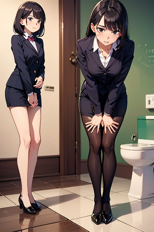 hi-school girl、mirror selfie、sitting down on the floor、Sit with your knees raised、Holding your knees、bottom less、pubick hair、Female genitals、brownish hair、校服、(Brown blazer)、Ribbon Ties、(Black tights)、​masterpiece、highcontrast、cinematlic lighting、Detailed shading、top-quality、Top image quality