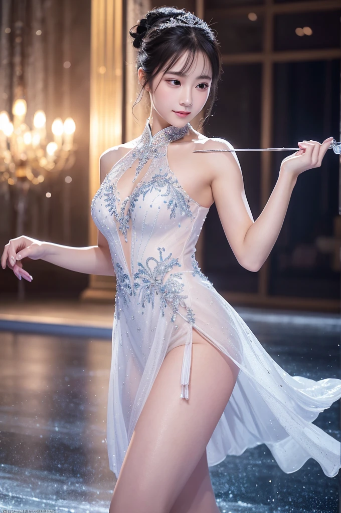 (傑作),(最高品質:1.0), (超高解像度,), 詳しい, “Prompt for the Ladies’ Figure Skater’s Spin Turn”
“The spin turn performed by the female professional figure skater is a captivating element that beautifully combines her gracefulness and technical prowess. This spin is one of the splendid techniques showcased in her performance, evoking deep emotions in the audience.
This prompt aims to accurately capture the beauty and technical complexity of her spin turn, fostering creativity and emotional immersion in Stable Diffusion. By describing in detail the movement, smoothness, and gracefulness in the air of her spin, the audience can perceive her outstanding skill and elegance.
This prompt comprehensively explains the elements and technical aspects of her spin turn, selecting words that convey its beauty and technical prowess to the viewers. By accurately depicting the gracefulness, skill, and flawless turns of her spin, the charm and individuality of her performance can be enhanced.”
This prompt focuses on the spin turn performed by the female professional figure skater, capturing its technical prowess and beauty to promote creativity and emotional immersion in Stable Diffusion., Plump breast,