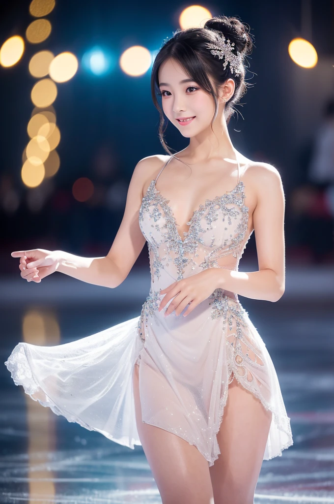 (A masterpiece with up to 16K resolution:1.6), (複雑なdetailed:1.4), (非常に非常識なdetailed:1.4),(highest quality:1.3), (hyper_realistic:1.3). | beautiful female dancer, (((dancing))), On the dance floor, cinematic lighting, award winning photography, great presentation, | (perfection_refer to:1.0), (perfection_foot:1.0), Better_hand, more_detailed.