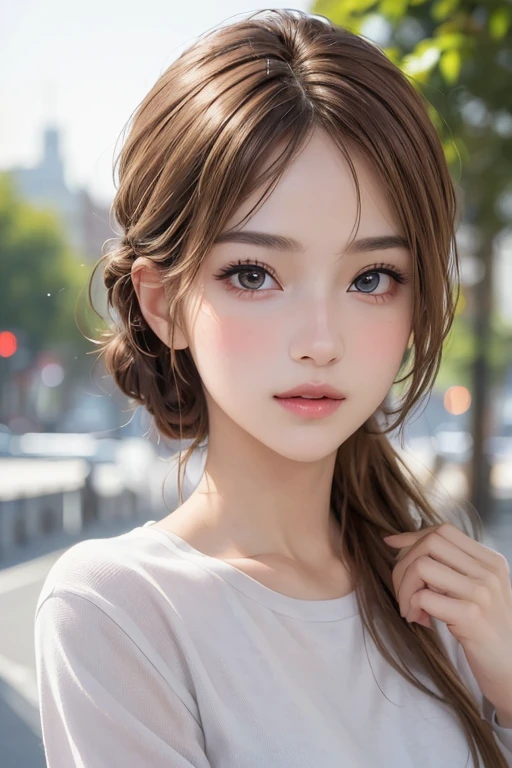 (masterpiece:1.3), ( top quality:1.4), 
( 1 girl ),   beautiful faces, (  realistic face), 
  beautiful hairstyles:1.8,
 Real Eyes,  Beautiful fine eyes , 
(real skin),   Beautiful skin , 
( casual fashion :1.4), 
  absurd,   charming, 
  超 high definition,   high definition, 
Golden Ratio,    perfect anatomy :1.4