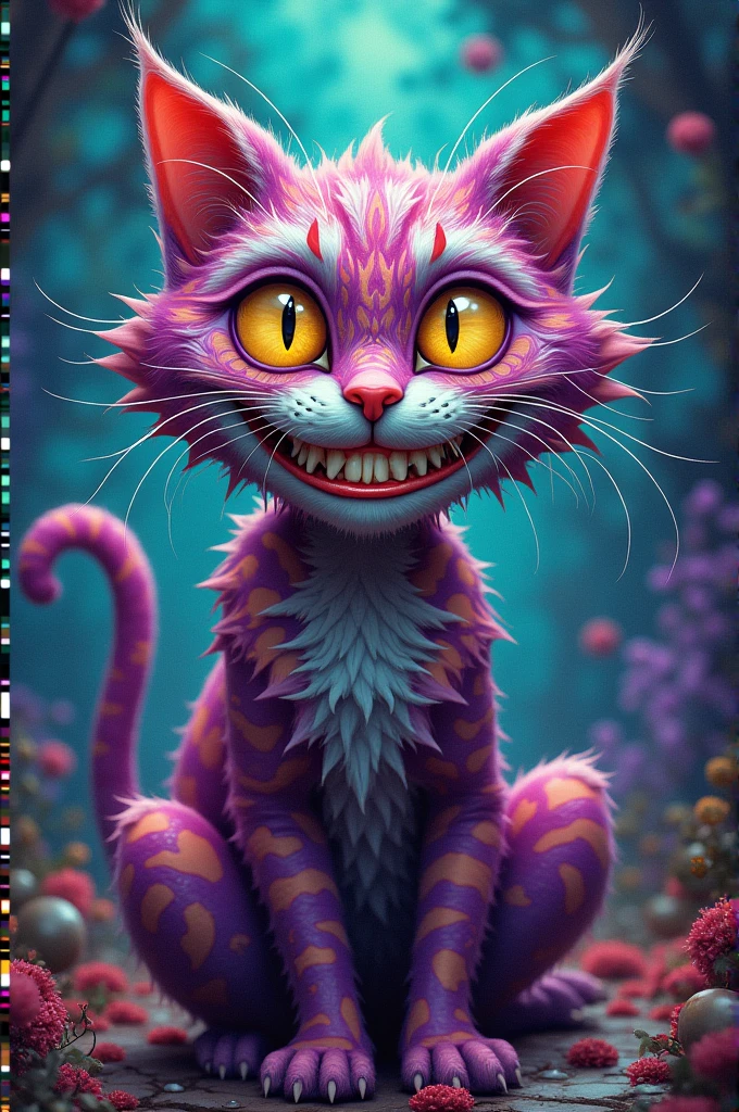 wtrcolor style, digital art of (Cat character), official art, front, smile, masterpiece, beautiful, ((watercolor)), face painting, ink splash, intricate details. Very detailed eyes, [drip:0.5], trend in Artstation, Rachel Walker, Greg Rutkowski