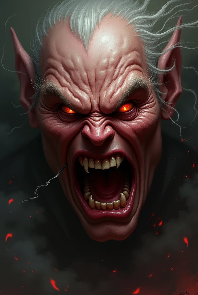 A psycho man, bald hair, crazy look, full body, 2D anime style, detailed face, detailed, focus on face, HD, 8k quality, glowing character, blurry background, anime style 