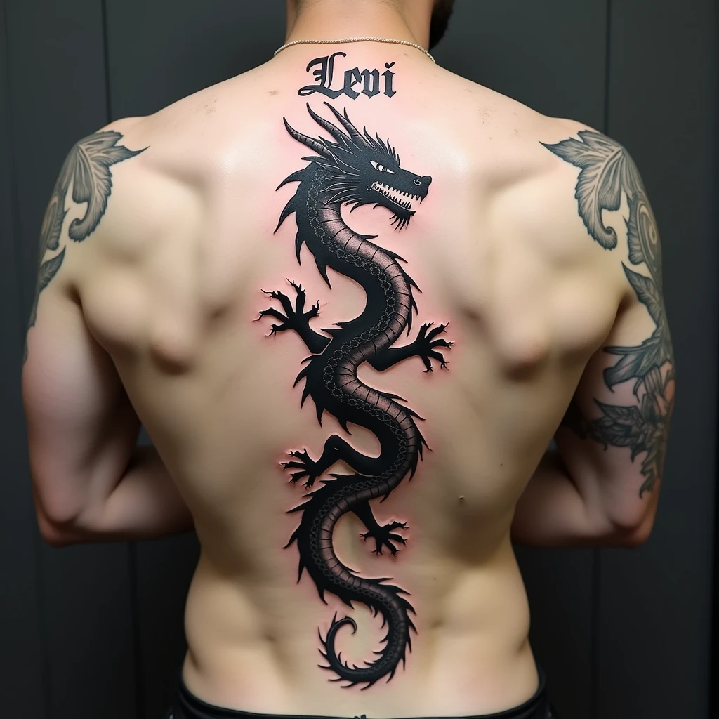 Fill in the empty tattoo space by harmonizing with the rest