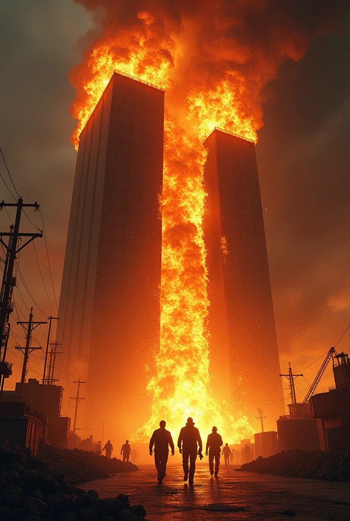 A highschool on fire