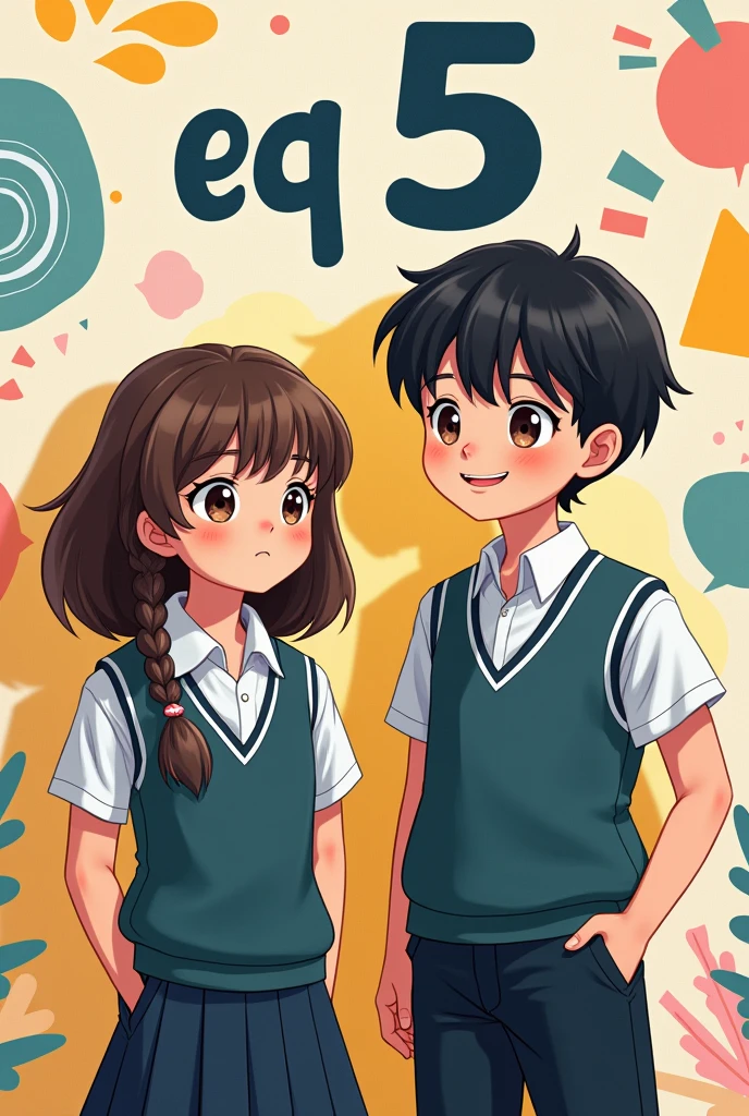white background, character sheet, many angles, cute illustration, logo design, boy and girl, eat, sleep, hold hands, kiss, love love, joy, surprise, fun, affection, masterpiece, fun