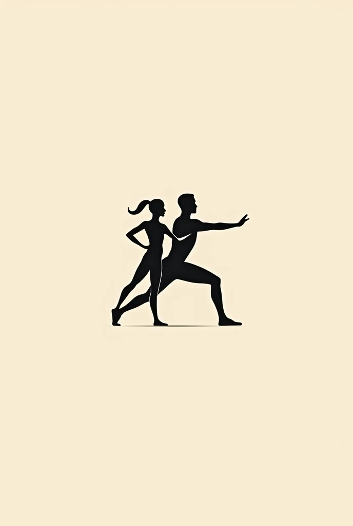ral-chrome, 1man and 1girl dancing