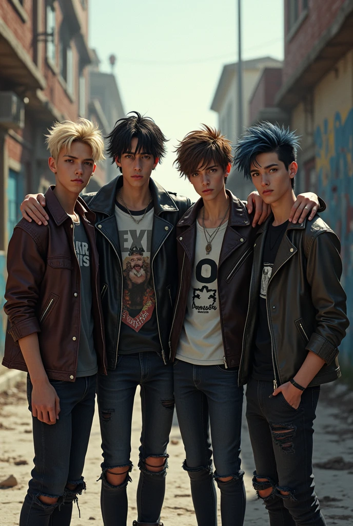 A 14-year-old boy is locked in a cell and yells at his older brother to let him out........... Tienen el pelo gris plateado Son adolescentes. --auto