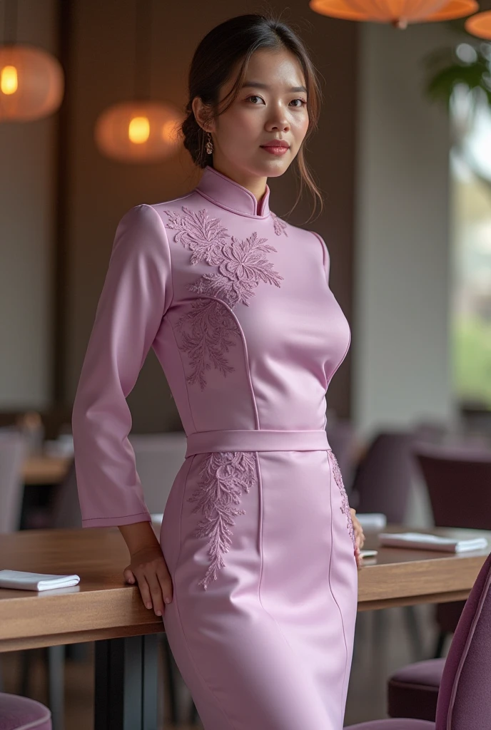 1 matured malay girl in hijab wear kebaya, china traditional temple street, nighttime, professional lighting, upper body,close-up, seducing, sexy pose, (8k, RAW photo, best quality, masterpiece:1.2),(realistic, photo-realistic:1.37), 8k, high quality, ultra detail,