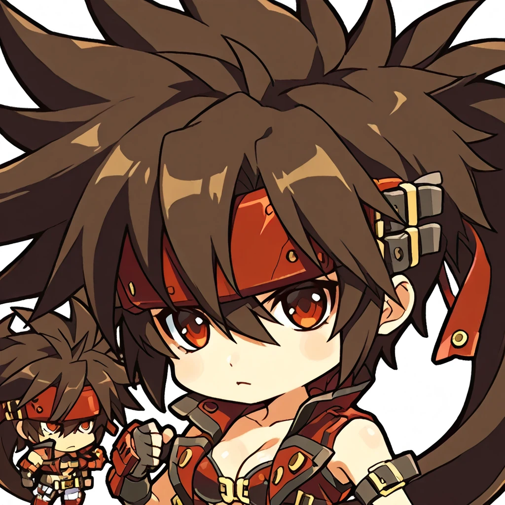 chibi-dol, chibi, 1girl, breast, sol badguy