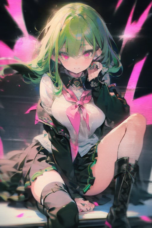 nsfw, open clothes, nude, female masturbation, pussy, spread pussy, Hairless Pussy, breast, medium breast, best quality, perfect anatomy, dynamic lighting, 1girl, character focus, close to viewer, from below, embarrassed, closed eyes, open mouth, orgasm, hmcf, long hair, antlers, branch, two side up, hair ribbon, braid, yellow eyes,  jewelry, black choker, frills, white shirt, long sleeves, suspender skirt, black skirt, white socks