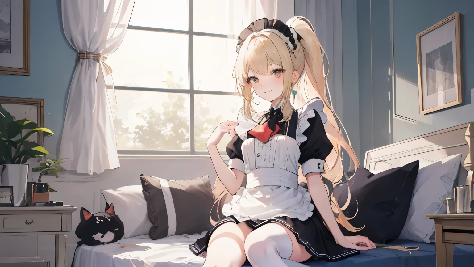 masterpiece1.0, best quality1.0, FHD1.0, female , 
li,cute,cute,cute, cheerful, kneeling, looking at viewer, twintail, blonde,  , hair ribbon, thighhighs, ((((((frilled clothing)))))), ((((((off shoulder)))))), ((((((undone clothing)))))), ((((((mini skirt)))))), ((((((maid)))))), ((((((apron)))))), ((((((absurdres)))))), ((((((kawaii)))))), ((((((cel anime)))))),fullbody