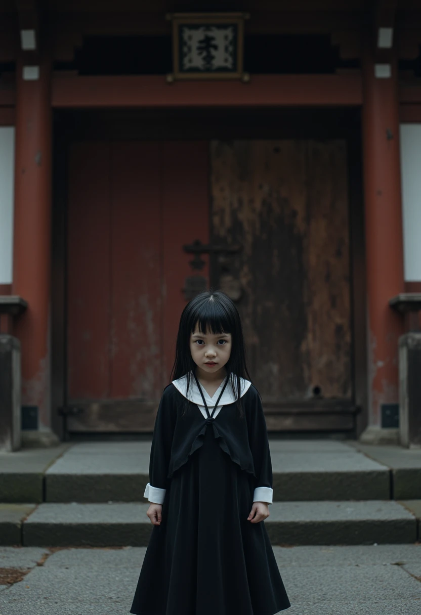 1boy, creepy, Sadako, Onryō, Boy, Black clothe