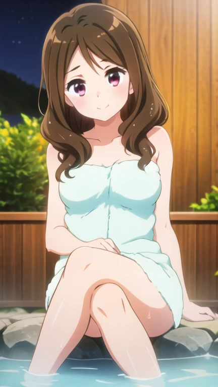 Beautiful 19-year-old woman with brown hair