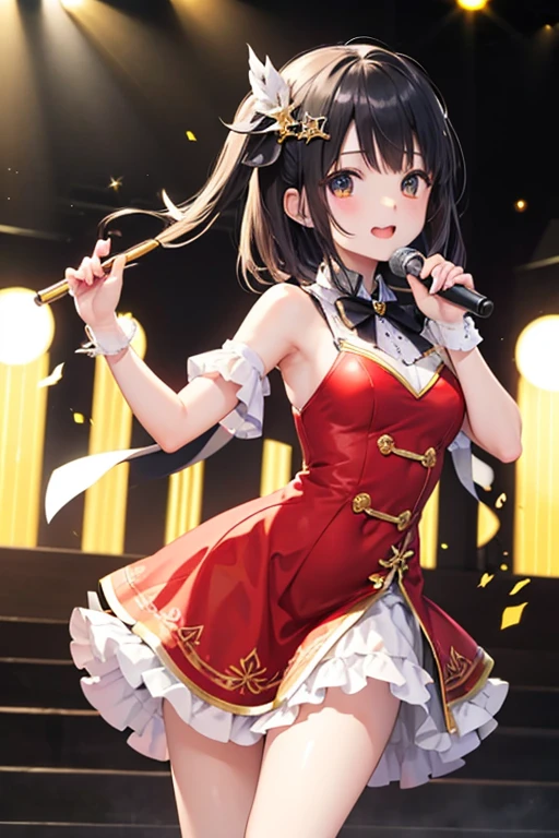 Masturbation, pussy juice, idol, In front of the audience, hand in panties, ファンサービス, 触れ合い
