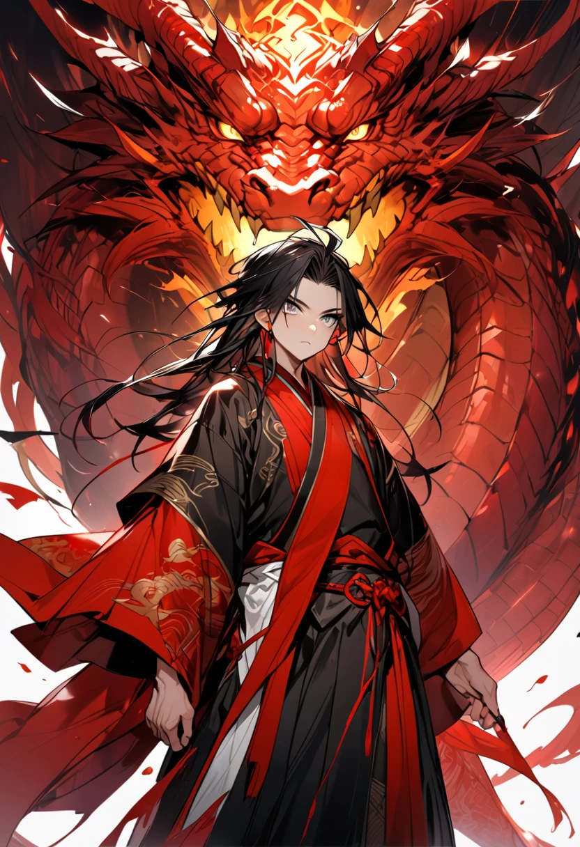 Mechanical Dragon Dragon God Kannon Bodhisattva iPhone Male Black Hair Shinbutsu Shugo