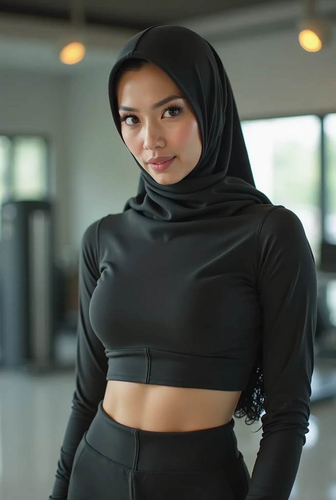take off her clothes, make her not wear clothes and underwear, her face is real, her chest is shiny,