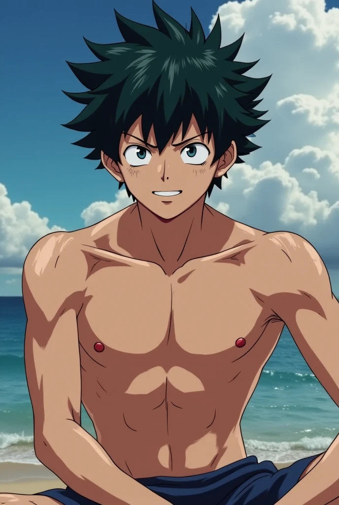 Izuku midoriya naked without clothes 