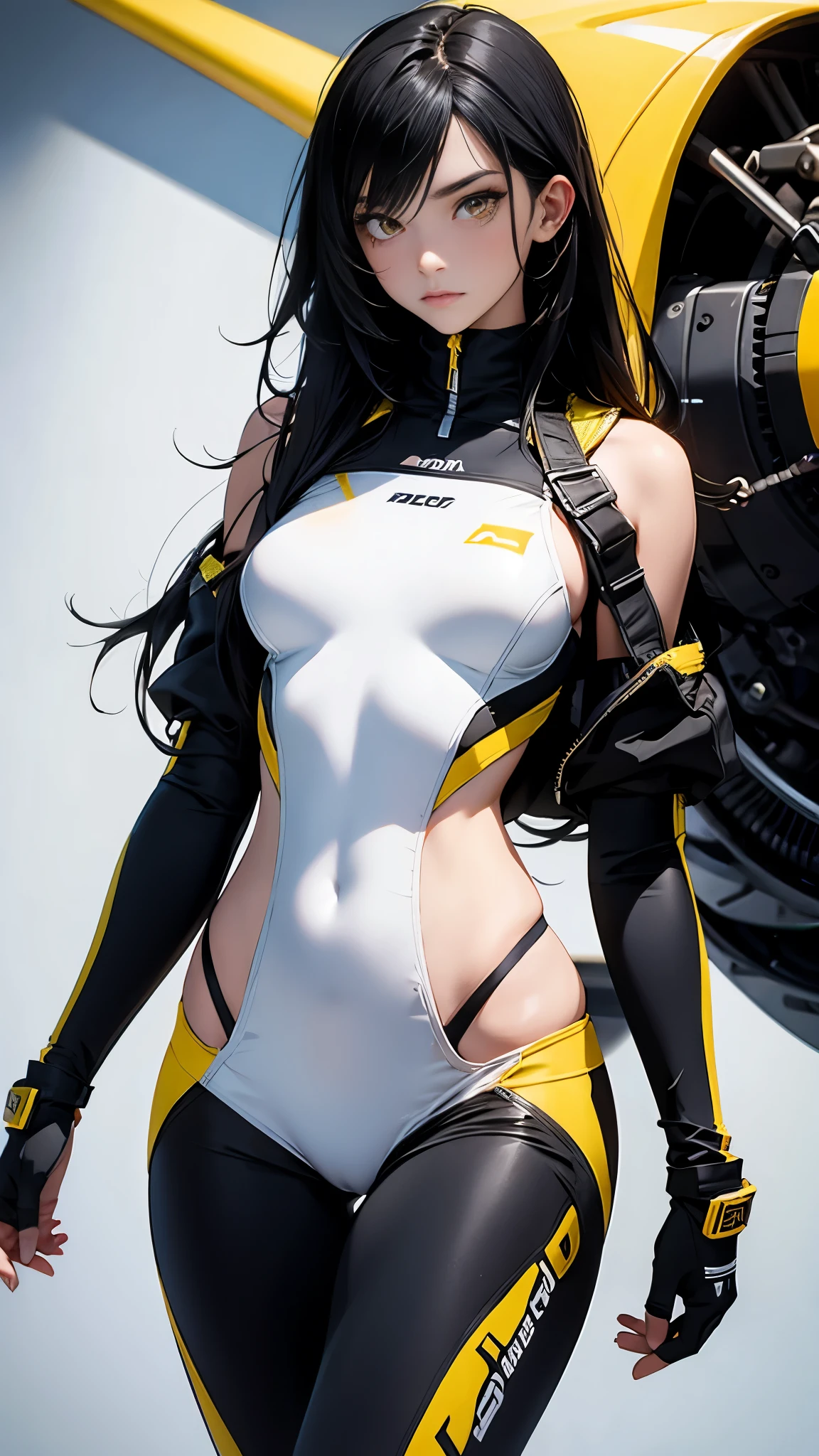 Female anime style Dorbach ,Mecha Bikini 2D, ((,The bottom is sticking out)),Nipples are visible((Highest quality)), ((masterpiece)), (detailed) ((Centered Images)) Crying face
