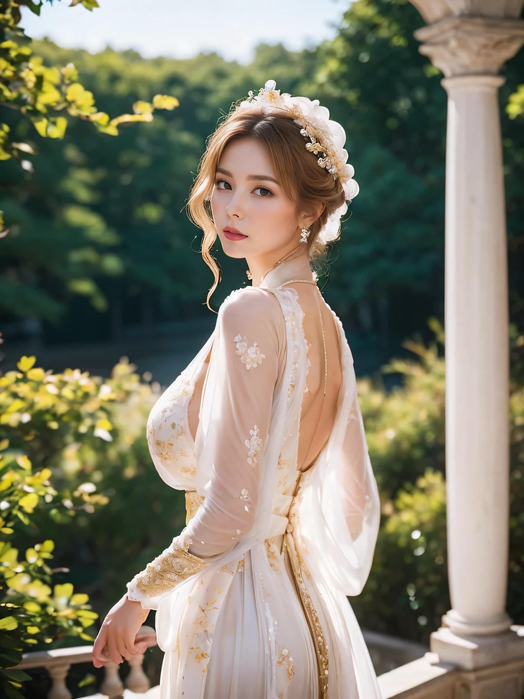 50 year old mature woman、 Classy porn 、 beautiful women、 sexy、Beautiful Ass High Definition 、Transparent Whitening、Perfect natural light、8kの high definition、 high definition、Glowing Beautiful Skin、Transparent beauty、 realistic、Whitening、Masterpiece、Watery eyes、nasolabial folds、A Shining Place、 gravure quality 、 Floral、 light hair color、A wonderful other world、Wearing aristocratic attire、 Royal Hall Hall 、 beautiful dress、Fat body shape、