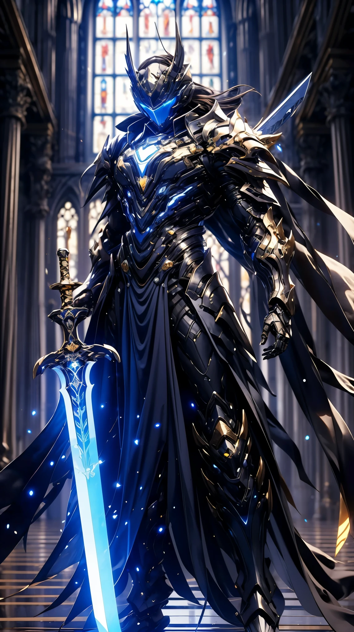  close-up of a person wearing a silver costume holding a sword, Silver Armor, なめらかな Silver Armor,  8k HD wallpaper jpeg artifact  ,  8k HD wallpaper jpeg artifact  , ethereal and Mecha theme,  overwatch sigma  ,  armor with a blue luminous core  , Threatening.Unreal 5,  Cybersuit, Cyber Armor,  8K high detailed concept art  ,  Ultra Wide Shot  ,  full body shot , (Masterpiece) , 最  High Quality  ,  High Quality  , (Futuristic:1.1), (  Paladin with a sword hidden in light  , The magic of light,  sacred,  wave,  silver and gold ), movie lights, (A wonderful future),  beautiful beautiful ,  very detailed ,  great composition  , Floating, , Writing depth  , (  very detailedCG,  unification of 8K wallpapers  ), (  beautiful detail background  ),  beautiful hair detail  , Dramatic light s, Gogeta, Mecha, 最 High Quality  ,  super high resolution forest background ,Photographically, 白い肌の魅力的なmale ,  beautiful hair detail  _Red Suit,  dark_ The illusion of standing in a church,  curly long hair ,  Red Moon , pixib, ,  graceful eerie  , ff14, Dramatic light , The illusion of standing in a church background,  manga style ,  Tsutomu Nihei style  ,  vivid collaboration  、Bright golden hair、male、  holding a large sword in attractive style 、Big Breasted 、 Big Breasted 、 Big Breasted 、 Fire Force、Arthur、 blue eyes、