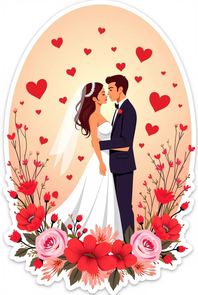 I would like a logo for my business with my girlfriend with colors like red , purple , black and white, that has a fresh and very original style , Our business is about flowers , Bracelets and custom arrangements