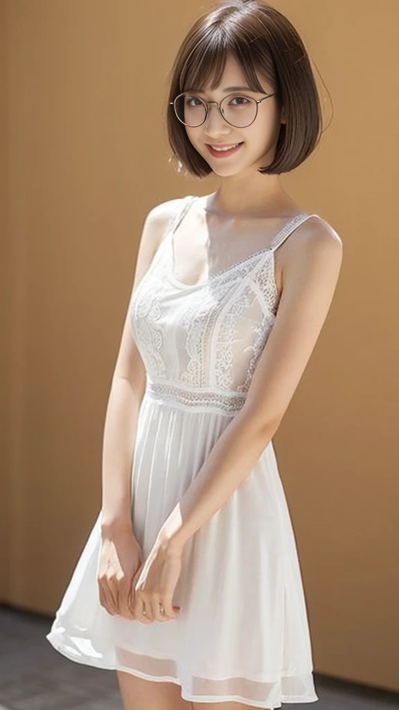 Anya01 and <lyco:Anya01V10:0.6>,(A young 20 year old Chinese woman in a beautifully designed dress:1.2),(Detailed face),(She looks at the camera with a natural smile),she has symmetrical eyes.(aegyo sal),she has pale skin,black long hair,((front view,full body,full shot,standing)),(cleavage visible),small breasts,(Detailed skin texture, detailed skin pores),(She is standing and posing for a photo),detailed hands,(detailed fingernails,detailed fingers),sexy thighs,high skin detail,(photorealistic,Realistic,masterpiece, best quality),raw photo,(simple background:1.2),(White background:1.2),indoor,(sfw:1.2)