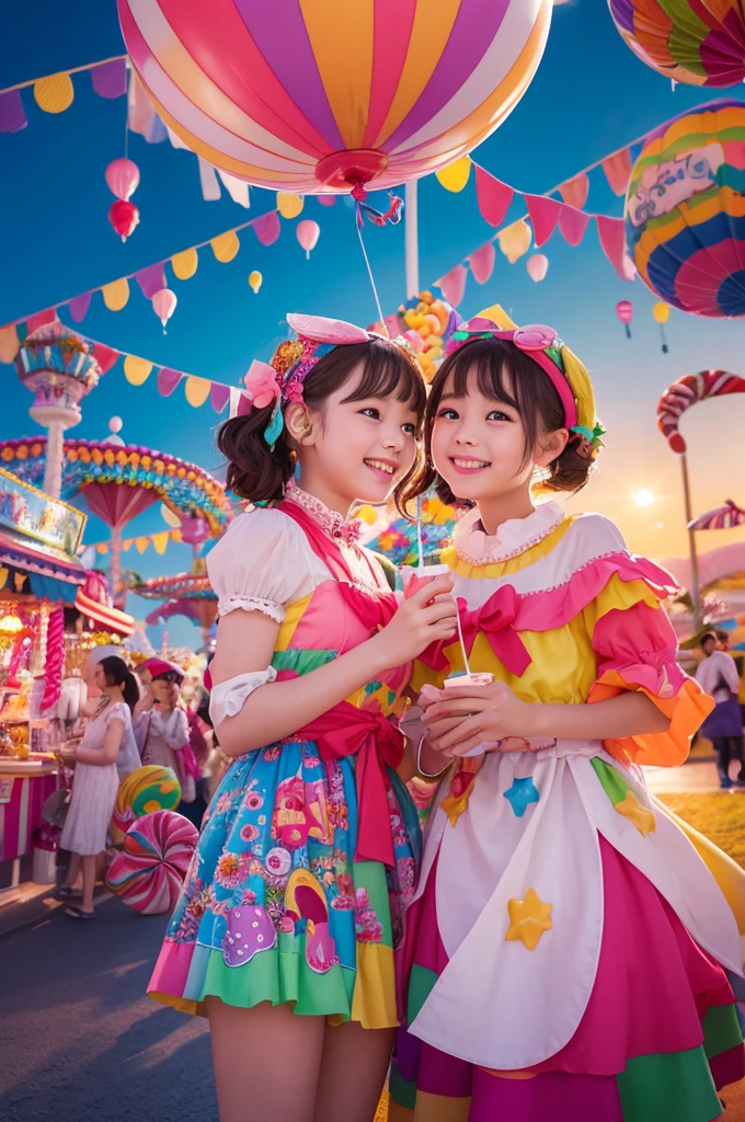 Live-action female kindergartener, clad in a frilly red dress and white socks, was playing joyously inside a vibrant Circus Tent. The sun shone through the tent's entrance, casting a warm glow on her rosy cheeks. I was surprised to see several familiar faces I had shaken hands with earlier in the day, joining her in the festivities. The joyous atmosphere was infectious as they all laughed and enjoyed the moment.

Suddenly, a figure appeared at the entrance of the tent, dressed in an enamel rubber suit of pink and black hues. The unexpected guest was none other than the Japanese clown, known for his exaggerated makeup and over-