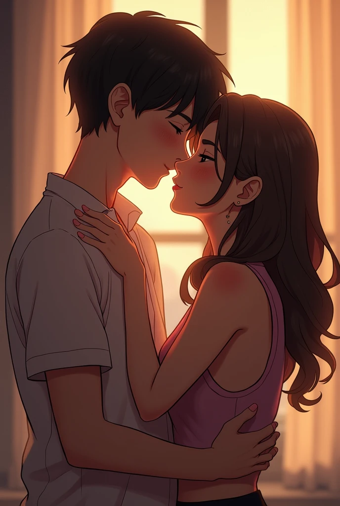 Hug,kiss