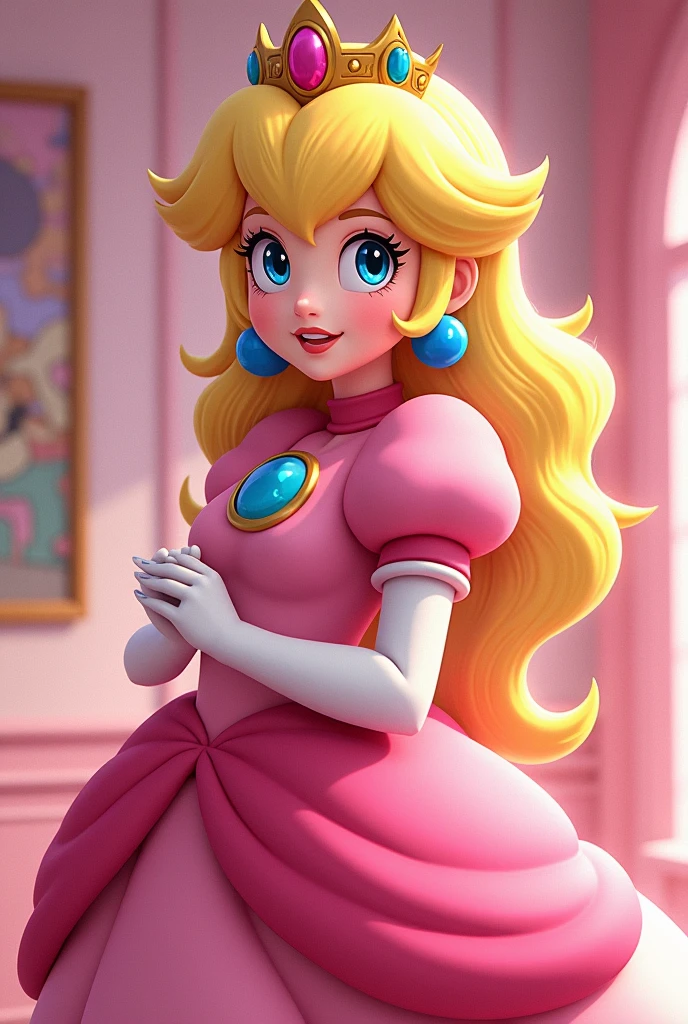 Princess peach nintendo facesit femdom nsfw animated comic