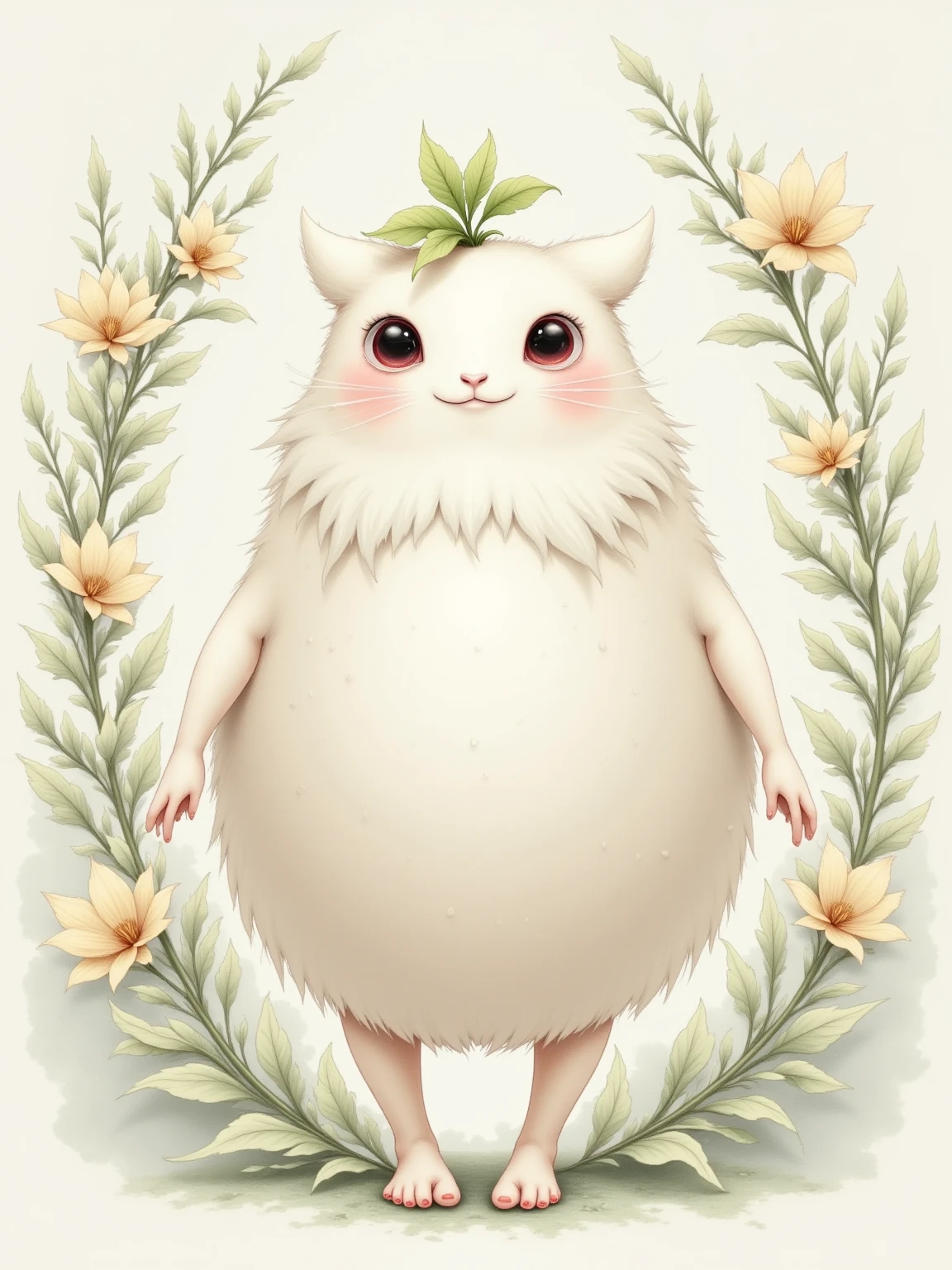 fantastiC_stylE, Illustration of a cute Daikon