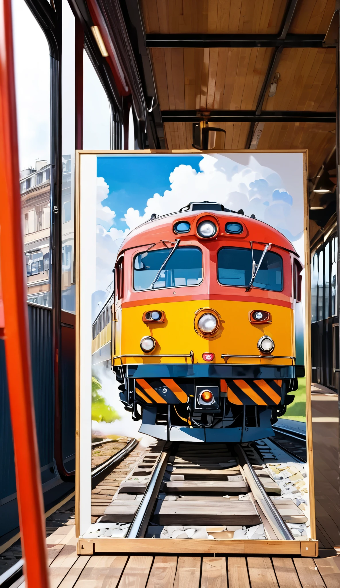 Train painting 