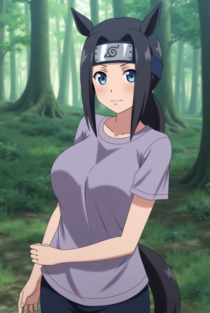 ((naked,Show your tits, dark blue hair,Beautiful nipples, open shirt,blushing)), Spread your legs, Daytime, (purple dress), high resolution, best quality, sexy ,open shirt, Big tits,Beautiful nipples, big breasts,Sitting with legs raised,In the middle of the forest,eyes showing pain