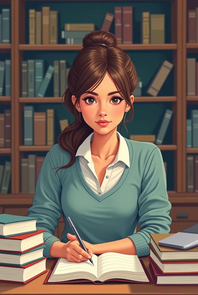 Create a propaganda for the presidency of the writing and reading club. The applicant will be called: Lucy. There must be three qualities of her, Two changes that will be made under his mandate, a slogan that represents your figure. All of this must have at least a rhetorical resource and an advertising technique..