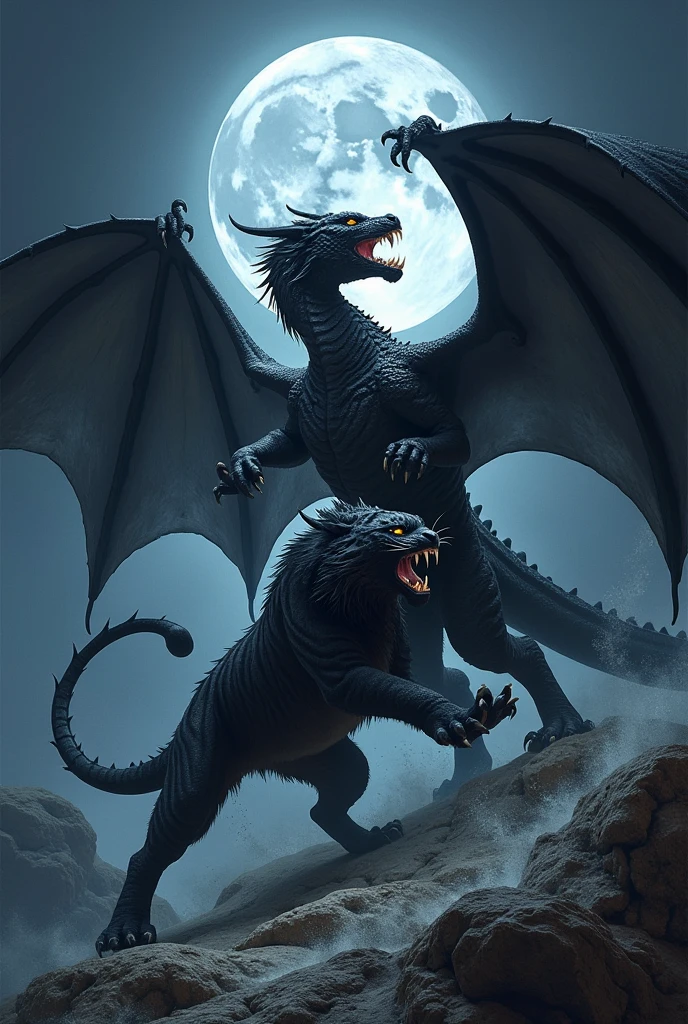 Black Dragon and White Wolf
