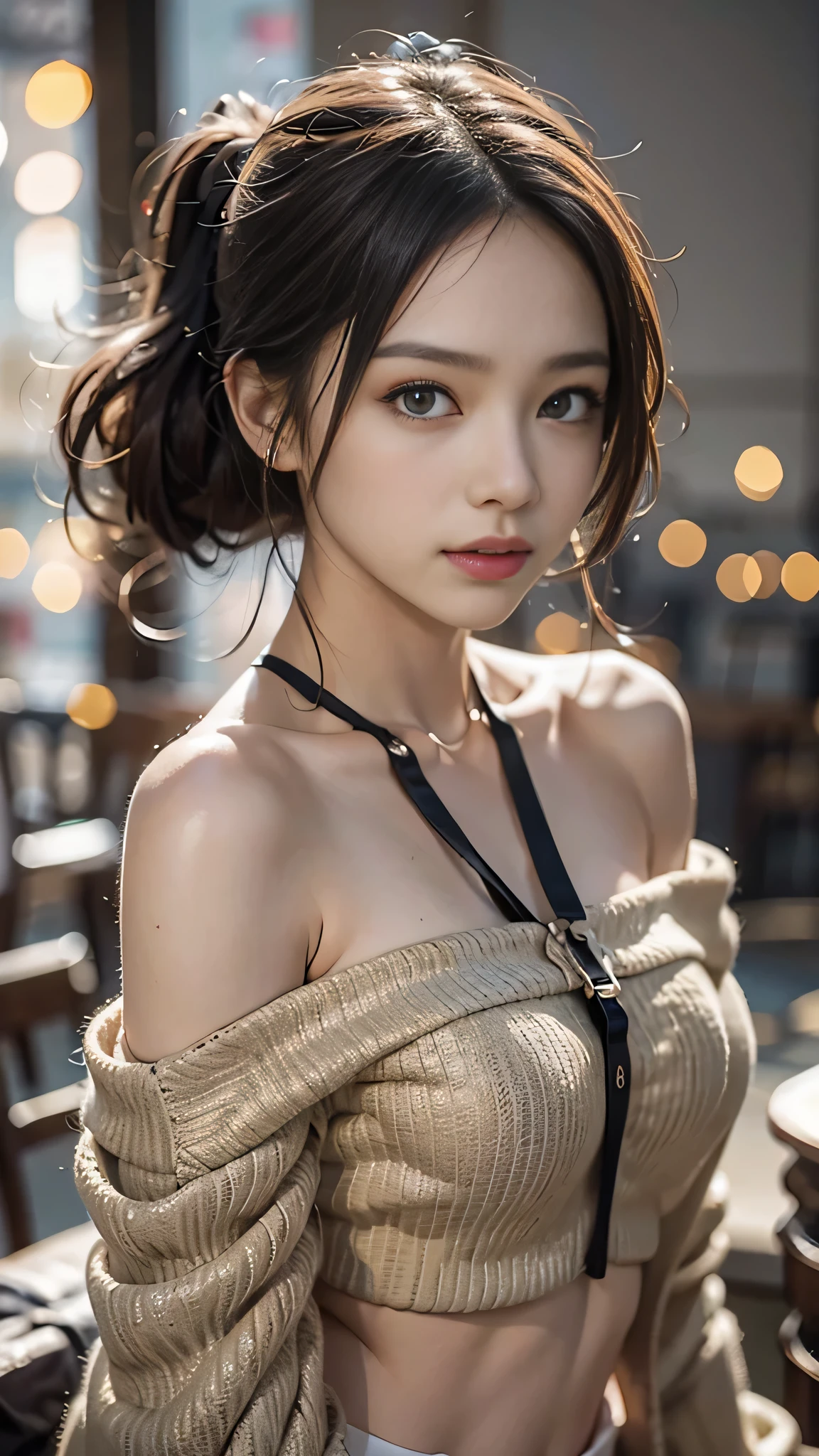 ONE WOMAN ONLY, Beautiful shibari pattern, wrapped in ropes, tomada con canon 5d mk4, captured on canon eos r 6, slavery de cuerda, The European model, taken with sony alpha 9, sustains, taken with sony a7r camera, Camera focus is at eye level. tomada with canon 8 0 d, slavery, realist, room, leather bra