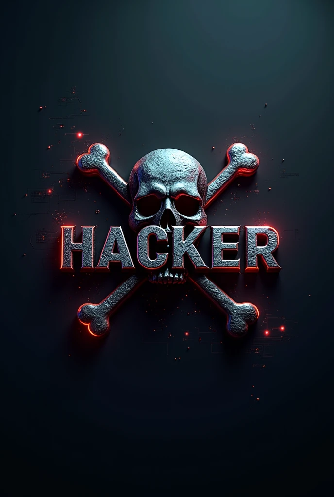 in a hacking background, wires are here and there, hackers are hacking, coders are coding, a scary skull face