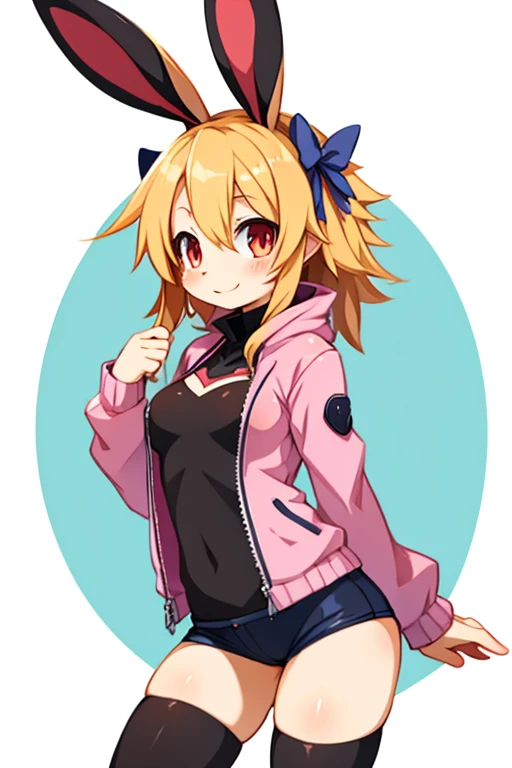 Female furry teenager beautiful cute sara the Bunny disgaea style 