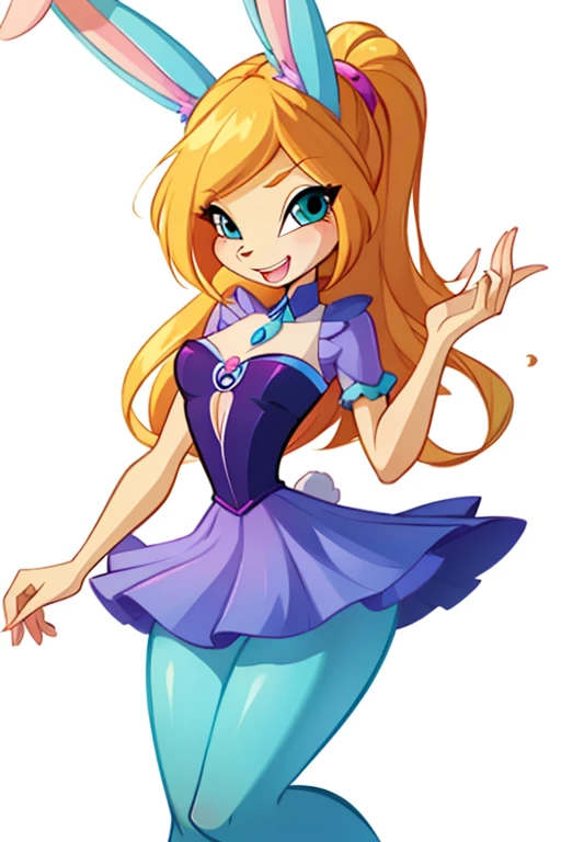 Female furry teenager beautiful and cute sara the Bunny winx cartoon style series by yeiyeiart 