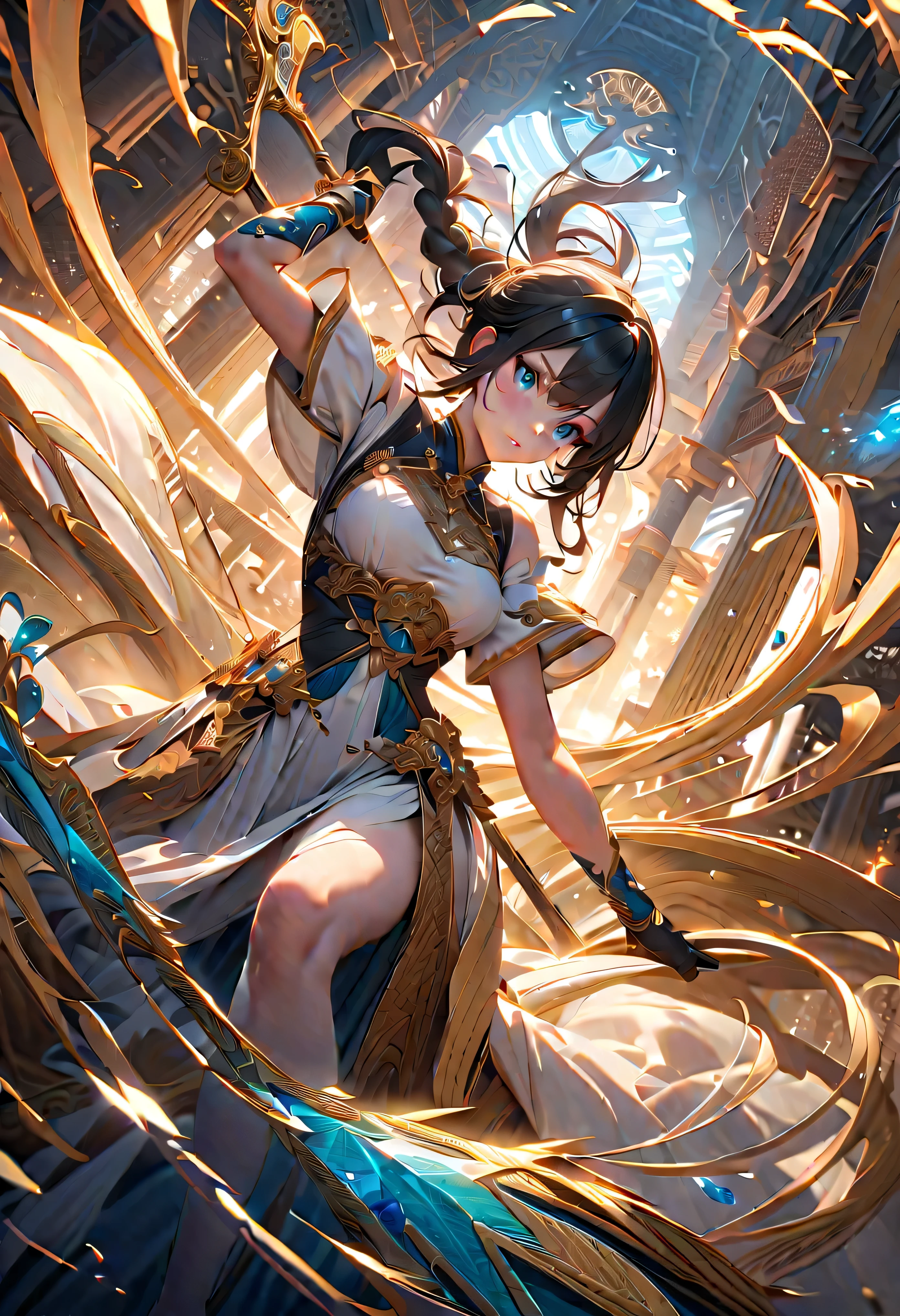 loli, alien landscape, surrealism, futurism, cubism futurism, cyberpunk, ray tracing, glitter, cinematic lighting, motion blur, flash, atmospheric perspective, pov, ultra wide, canon, ultra hd, retina, masterpiece, textured skin, ccurate, anatomically correct, super detail, high detail, high resolution, best quality, award-winning, 4K, 8k, 16k