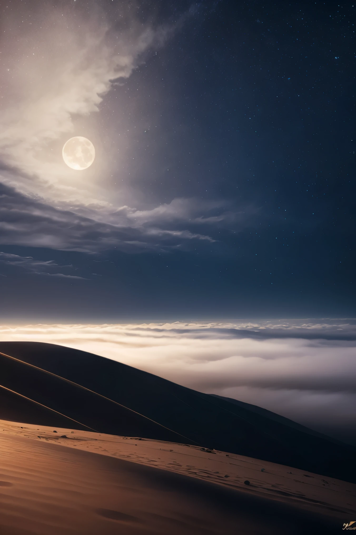 highdefinition images, カーブライト, アイボリーとレッドのクリエイティブなスプレーペイント, Shine, ディストピア・スリラー, Dramatic Half Moon Night, Dramatic Valley Shadows Under the Mountain, Cloudy Sandstorm Night, ((a lot of spheals)), Masterpiece, high details, award winning, best quality, UHD, highres