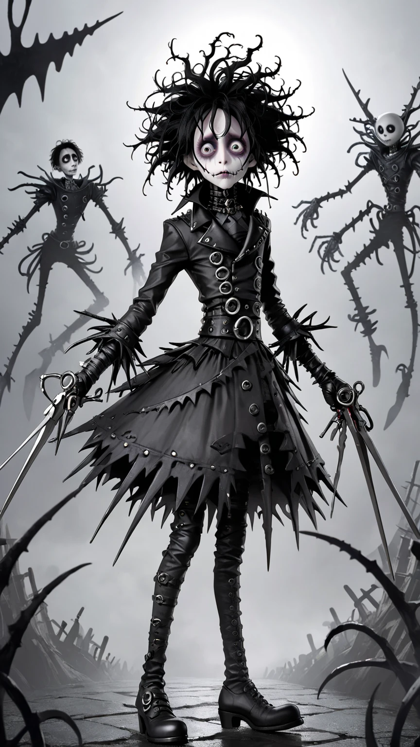 Edward Scissorhands、  Tim Burton style 、