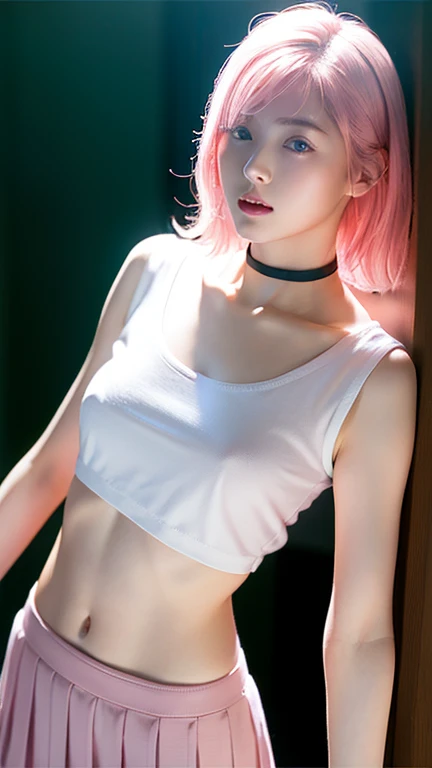 albinism, beuaty girl, one-girl , fully body photo, delicate skin, ultra - detailed, Slim) , big earrings, Short hair on upper body),, fine collar bone, soft navel, Belly looks soft, Soft back, From the back corner, sweaty, The beautiful, The face  red, realistically, Realistic face, photorealistic eye, pervert smirk (((Colorful))) (((LOP))), (freckle), (eyeline), (mascara), ((There  a white viscous liquid on the body)),(Thick white liquid on)), ((Very sweaty)), ((Wet your thighs)), ((hands lying on thighs))  , (Accurately executed CG 8k wallpaper), (Extremely Delicately Beautiful), (tmasterpiece), (Best quality:1.0), (Ultra-high sharpness:1.0), beautiful light up ,Perfect lightning, realistic shaded, [A high resolution] , (girl in short school uniform:1.4, ) , (Get down on the bed) , (emerges) ,  , don't have clothes , Pubic bone , The kinky  exposed , Big breasts exposed , emerges