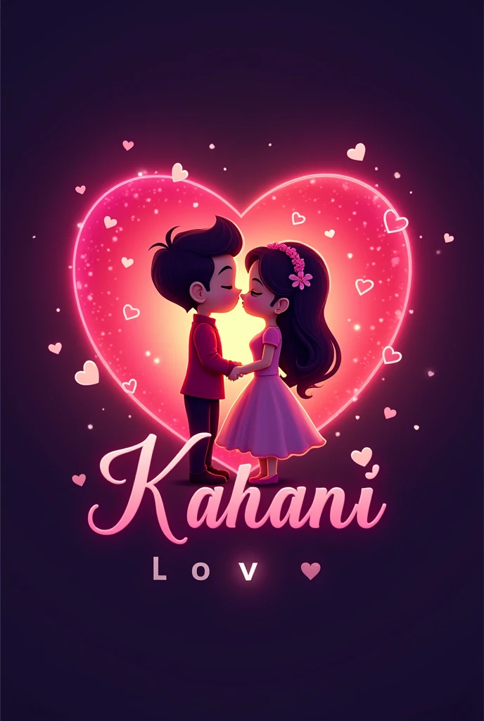 One boy and one girl and thre is a heart in heart written I love you kunti