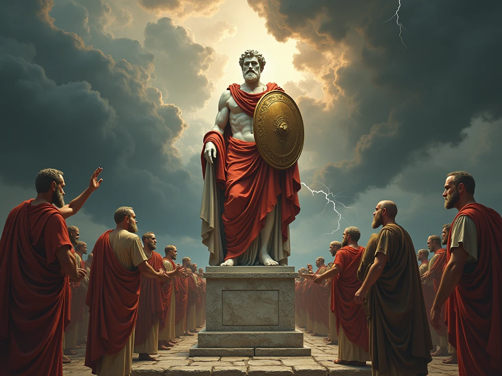 Ancient Greek Art, Passing the Olympic Torch, by Gustave Doré, full body, cinematic still, (best quality, masterpiece, photorealistic), very aesthetic, perfect composition, intricate details, ultra-detailed, vivid colors