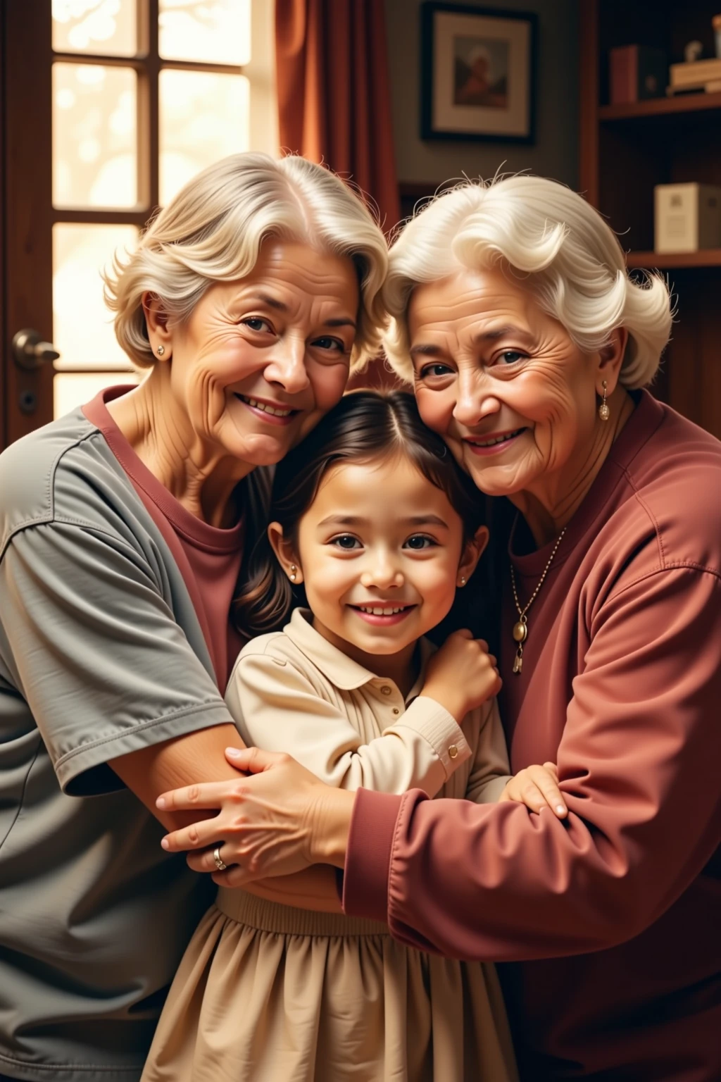 Grandma and grandchild
