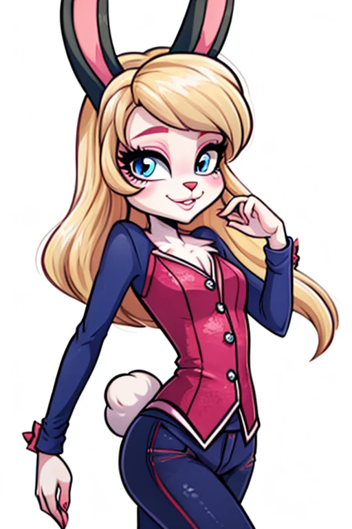 Female furry teenager beautiful and cute sara the Bunny monster high style by yeiyeiart 