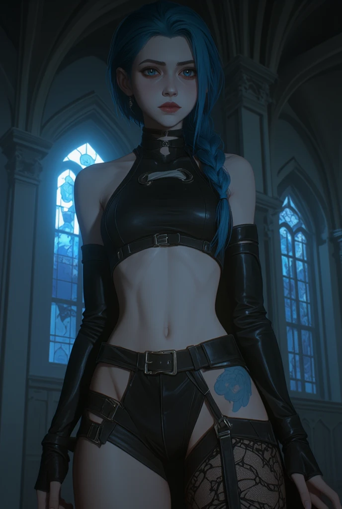 8K, Top Quality, Intricate Details, Ultra Detail, Ultra High Resolution, Masterpiece, close up shot, (full body: 1.1), Slender, Smile, (Makeup: 0.4), ((sexy pose,)), (Fluffy blue Eyes: 1.21), (()), 1girl, solo, 1 girl, ((blue hair, bangs, very long hair, )), close up shot, , ((tall)), (((fit body))), (((slim face))), sharp face, (( )) , (detailed face), sharp face, small lips, perfect hands, (()) ((,open armor )), , ((open pants,)), detailed face, detailed breast,, huge breast , ((detailed nipples)), detail ass, Narrow Waist, Skinny, tall , 175 cm tall, Muscular, Navel, Exposed Abdomen, Pointed Chest,, Beautiful girl with accentuated slender abs: 1.4, Six Pack Abs: 1.4, Bust Botox, Big, Perfect Body, detail leg, (( dark background)), black background,