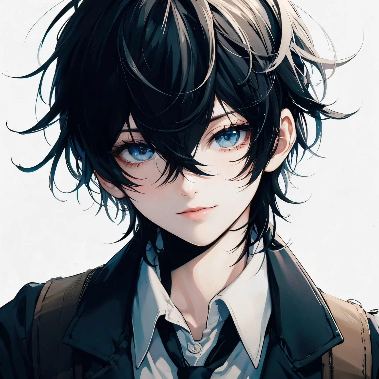 Make the face color look cool. Add a background as a school
